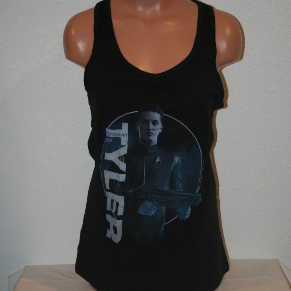 Star Trek Discovery Lt Tyler Large Racerback Black Tank Top Chest: 34" Womens